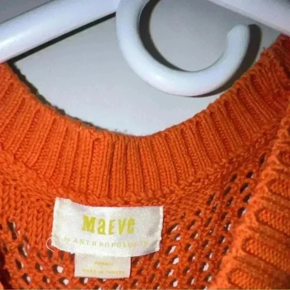 Anthropologie Maeve Pointelle Knit Mini Dress - Picture 5 of 5